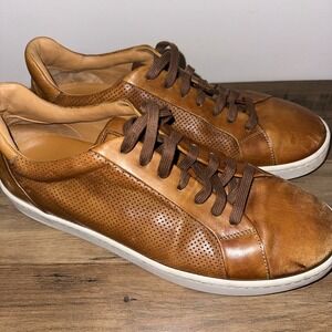 MAGNANNI‎ Sneaker Mens 10.5 US Cuero Jose II Perforated Leather Low Top Sporty